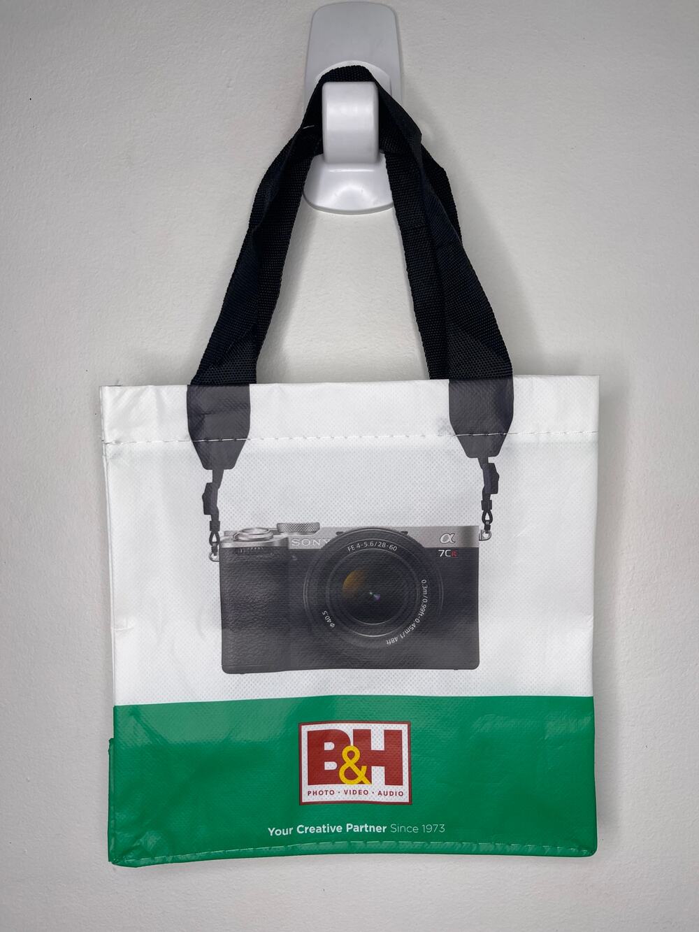 B&H Photo Video Sony Alpha 7CR Camera NYC Store Reusable Small Shopping Tote Bag